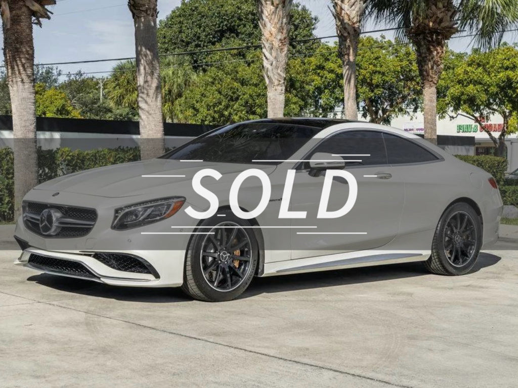 2015 Mercedes-Benz S63 AMG 2D Coupe – MYST SCC